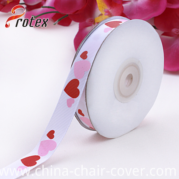Heart Shape Printed Ribbon